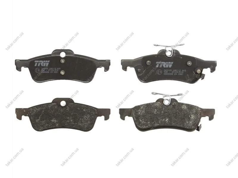 Гальмівні колодки дискові TRW GDB3458 (фото 1)
