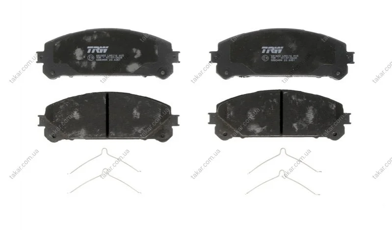 Тормозные колодки передние дисковые TRW GDB3484 (фото 1)