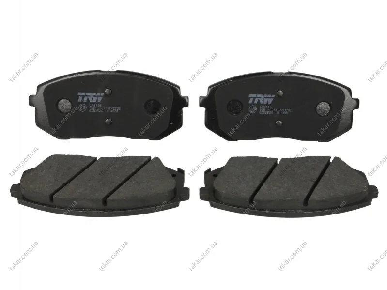 Тормозные колодки передние дисковые TRW GDB3530 (фото 1)