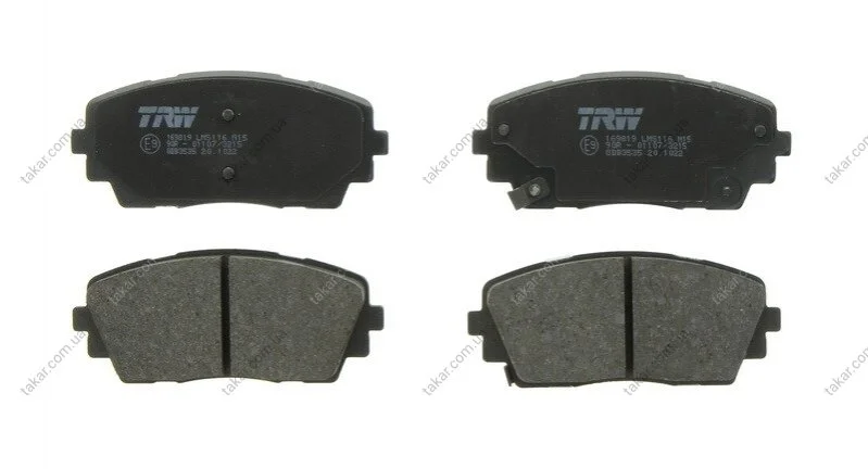 Гальмівні колодки дискові TRW GDB3535 (фото 1)
