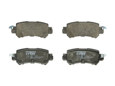 Тормозные колодки дисковые задние с звуковым предупреждением износа TRW GDB3539