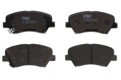 Тормозные колодки дисковые передние с звуковым предупреждением износа TRW GDB3552