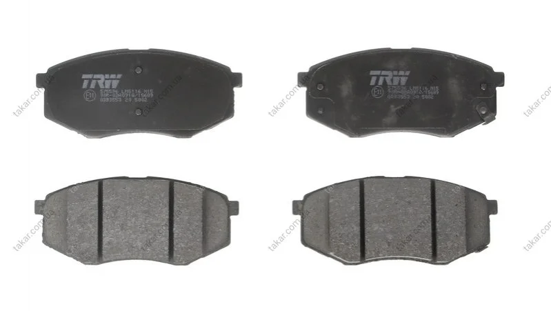 Тормозные колодки передние дисковые TRW GDB3553 (фото 1)