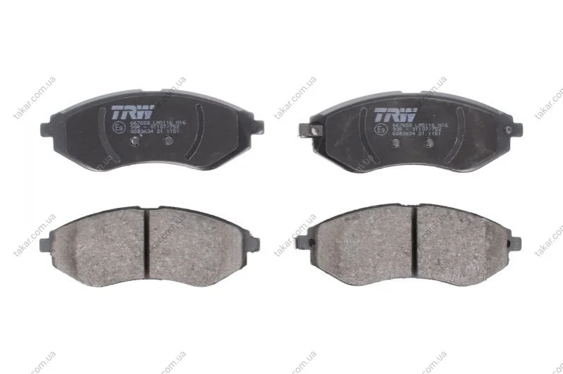 Тормозные колодки дисковые TRW GDB3634 (фото 1)