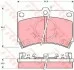 Тормозные колодки передние дисковые TRW GDB374 (фото 1)