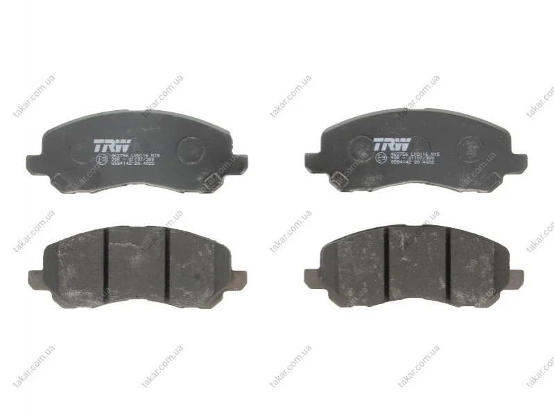 Тормозные колодки передние дисковые TRW GDB4142 (фото 1)