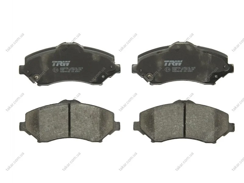 Тормозные колодки передние дисковые TRW GDB4605 (фото 1)