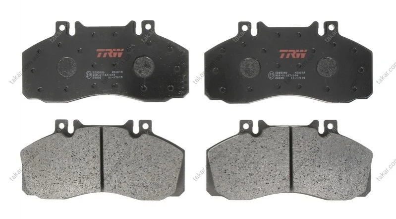 Гальмівні колодки дискові TRW GDB5050 (фото 1)