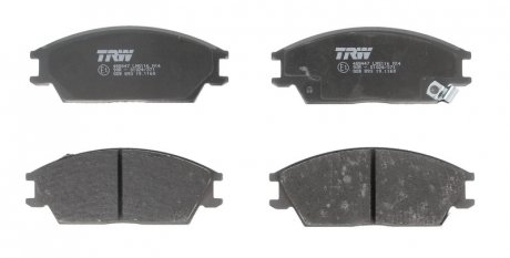 Тормозные колодки дисковые передние с звуковым предупреждением износа TRW GDB893