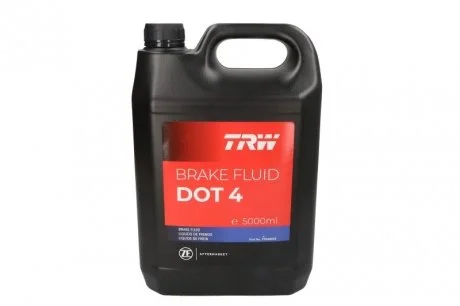 Тормозная жидкость DOT4 5л пласт. TRW PFB405SE