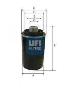 Масляный фильтр винт накручеваемый UFI 23.493.00