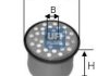 Фільтр паливний 1.9D 8V,1.9TD 8V,1.9D 8V,1.9TD 8V,2.1TD 12V,1.8D 8V FIAT Scudo 95-07, Ulysse 94-02; PEUGEOT Partner 96-08, Expert 95-07, 406 97-04, 306 93-02, 405 93-96, 806 98-02; CITROEN Jumper 02-06, Berlingo 96-08, Jumper 94-02, Jumpy 95-07, Xsar UFI 24.390.00 (фото 1)