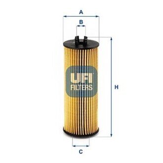 Масляний фільтр картридж патрон UFI 25.248.00