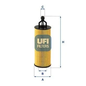Масляний фільтр картридж патрон UFI 25.251.00