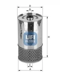 Масляный фильтр винт накручеваемый UFI 25.499.01 (фото 1)