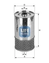 Масляный фильтр винт накручеваемый UFI 25.499.01