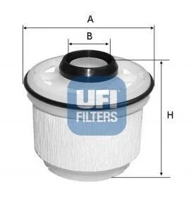 Топливный фильтр-патрон дизель UFI 26.045.00