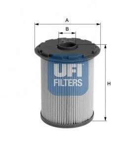 Топливный фильтр-патрон дизель UFI 26.696.00