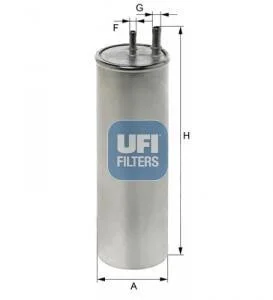 Топливный прямоточный фильтр дизель UFI 31.947.00