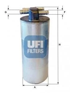 Топливный прямоточный фильтр дизель UFI 31.953.00 (фото 1)