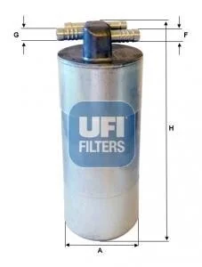 Топливный прямоточный фильтр дизель UFI 31.953.00