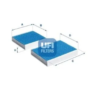 Фільтр салону стандартний UFI 34.164.00