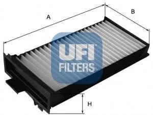 Фильтр салона стандартный UFI 53.104.00