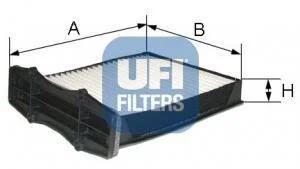 Фильтр салона стандартный UFI 53.105.00