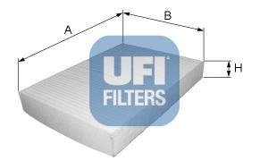 Фільтр салону UFI 53.145.00 (фото 1)