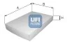 Фільтр салону стандартний UFI 53.390.00 (фото 1)