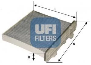 Фільтр салону вугільний UFI 54.147.00