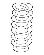 Пружина подвески задняя винтовая VAG 1J0511115AL