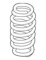 Пружина підвіски задня гвинтова VAG 1K0511115GB