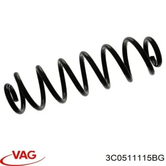 Пружина подвески задняя винтовая VAG 3C0511115BG