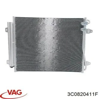 Радиатор кондиционера (Конденсатор) с осушителем VAG 3C0820411F