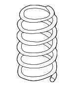Пружина підвіски гвинтова VAG 3QF411105H