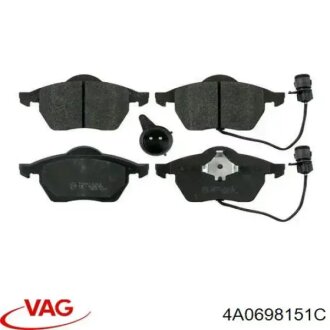 Гальмівні колодки передні VAG 4A0698151C