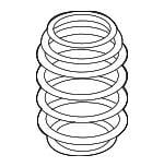 Пружина подвески задняя винтовая VAG 5Q0511115FF