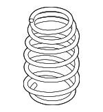 Пружина підвіски задня гвинтова VAG 5QF511115BE