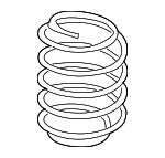 Пружина підвіски задня гвинтова VAG 5QM511121E