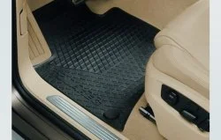 Коврики салона передние, комплект 2 шт., резиновые VAG 7P1061501041
