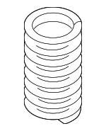 Пружина подвески задняя винтовая VAG 7P6511115AP