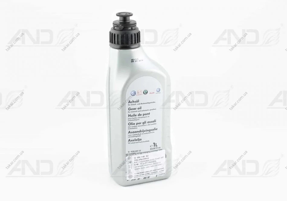 Трансмиссионное масло 1 л МКПП,Дифференциал,Редуктор Синтетическое VAG G052145S2 (фото 1)