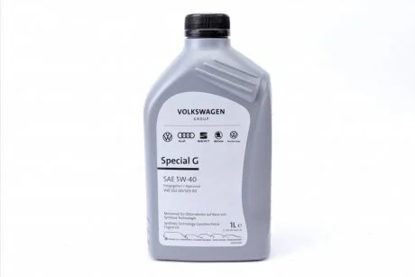 Моторное масло 1 л 5W40 Бензиновый, Дизельный Полусинтетическое VAG GS55502M2