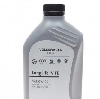 Масло моторное LongLife IV SAE 0W20 (1 Liter) (Multi Logo) VAG GS60577M2