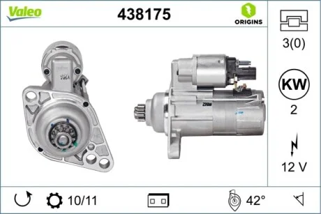 Стартер Valeo 438175