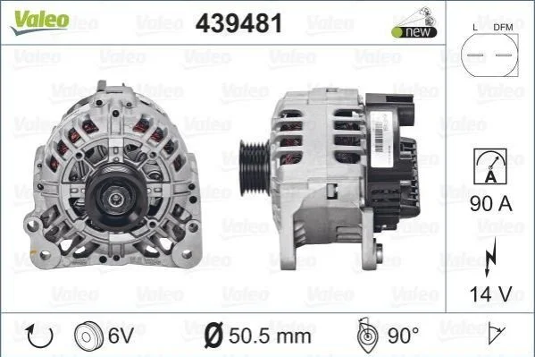Генератор AP Valeo 439481 (фото 1)
