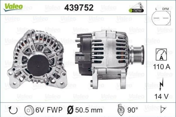 Генератор AP Valeo 439752 (фото 1)