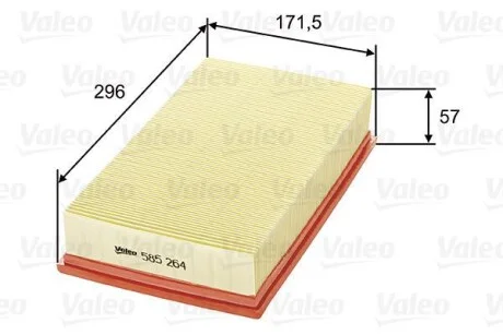 Воздушный фильтр Valeo 585264