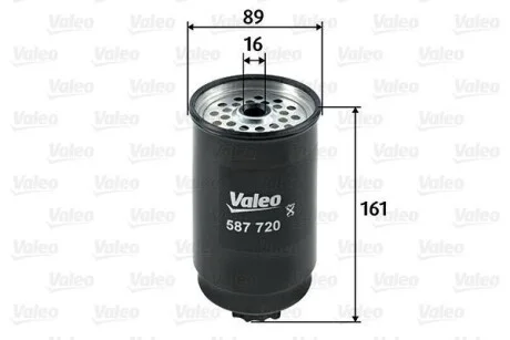 Топливный накручиваемый фильтр дизель Valeo 587720